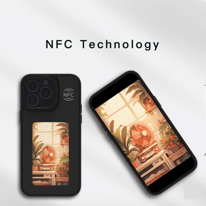 Reinkstone Phone Case with Bracket and NFC Display