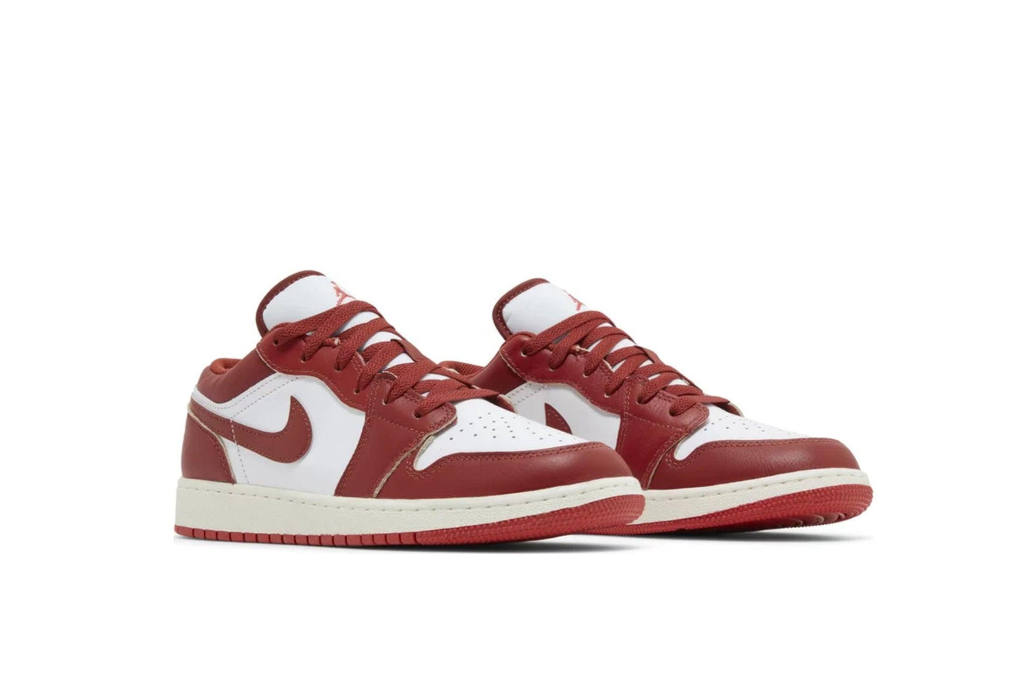 Женские кроссовки nike air jordan 1 white red black Low SE GS "Dune Red" - Erlebnisweltfliegenfischen Shop