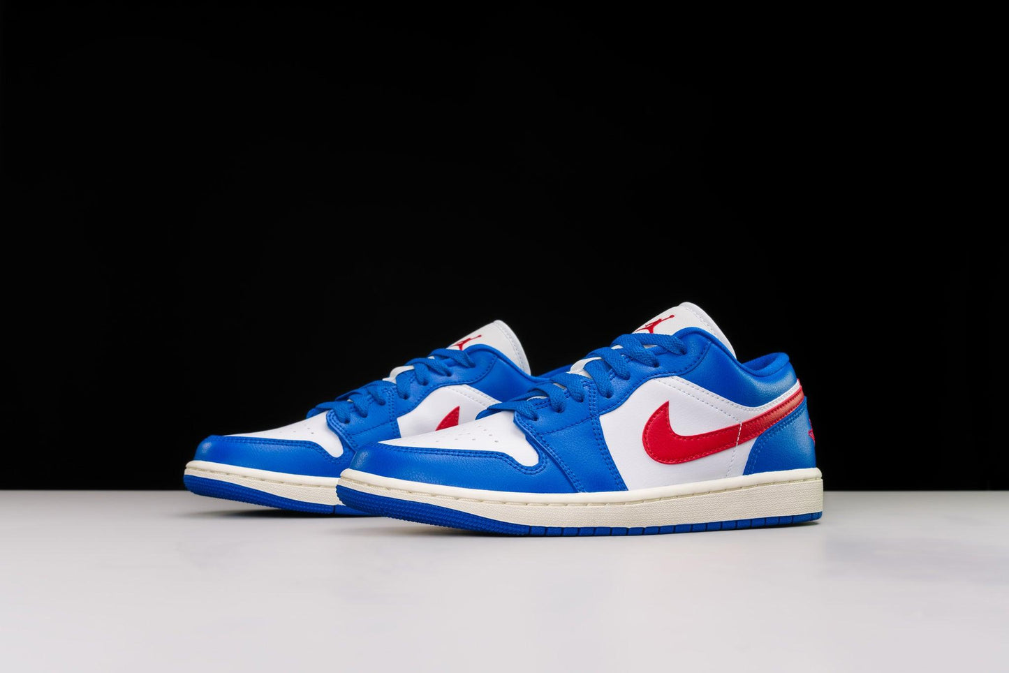 Air Jordan 1 Low Sport Blue Gym Red (Women's) - Lo10M