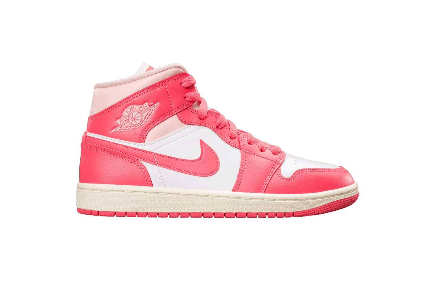 Air Jordan 1 Mid Strawberries and Cream (Women's) - Lo10M