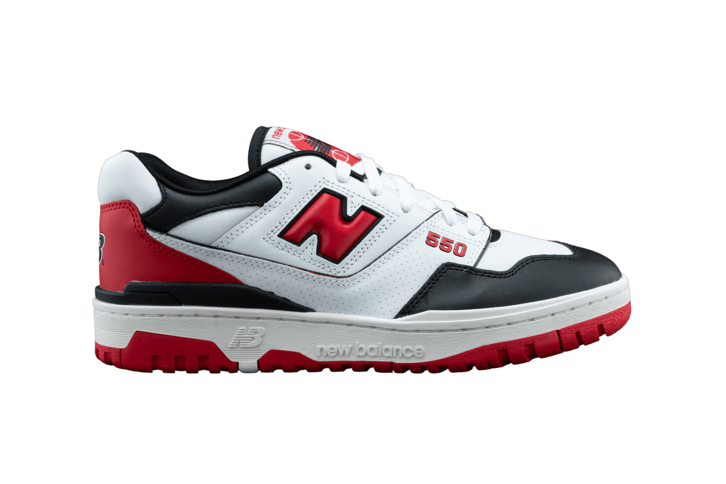 New Balance 550 White Red Black - Lo10M