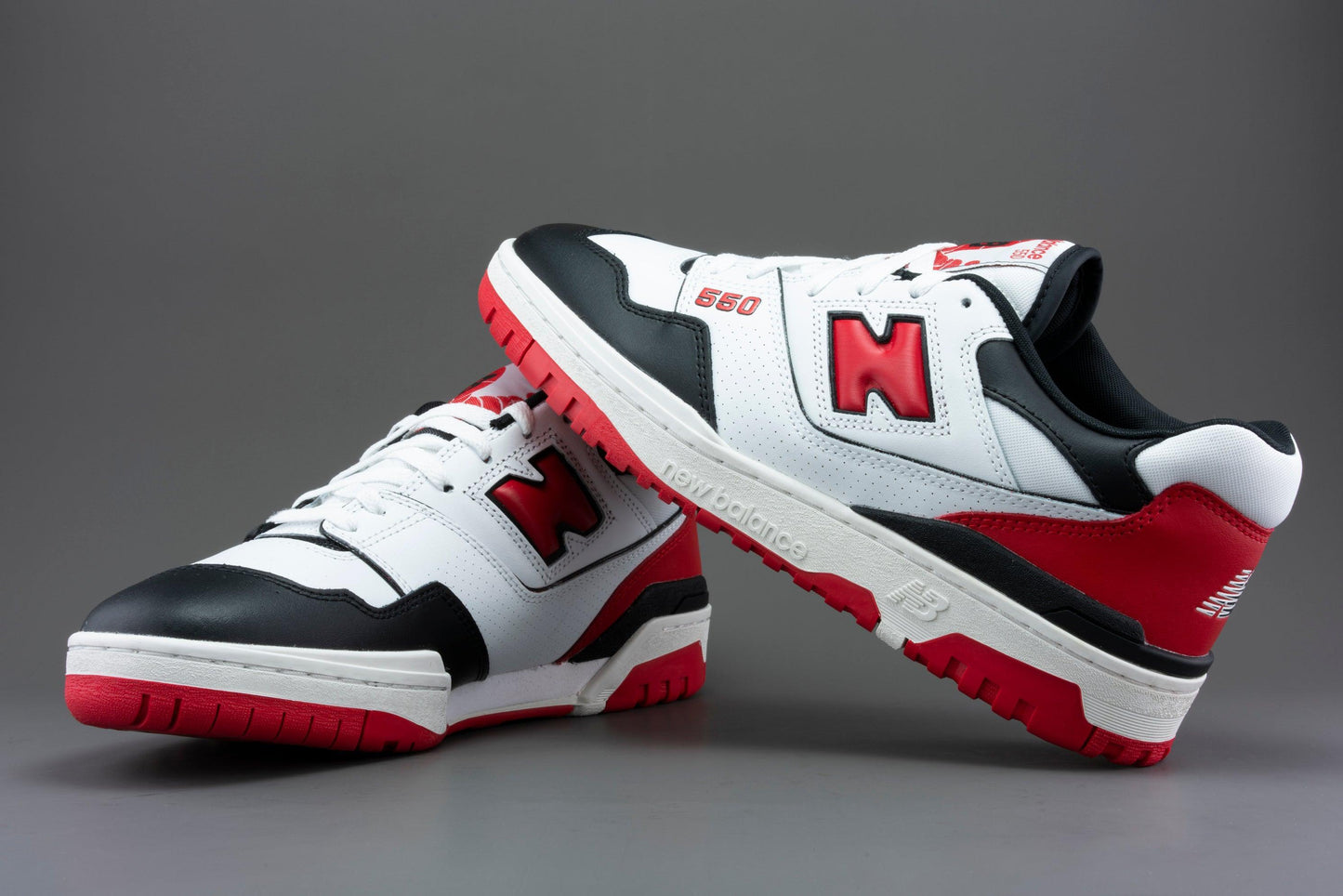 New Balance 550 White Red Black - Lo10M
