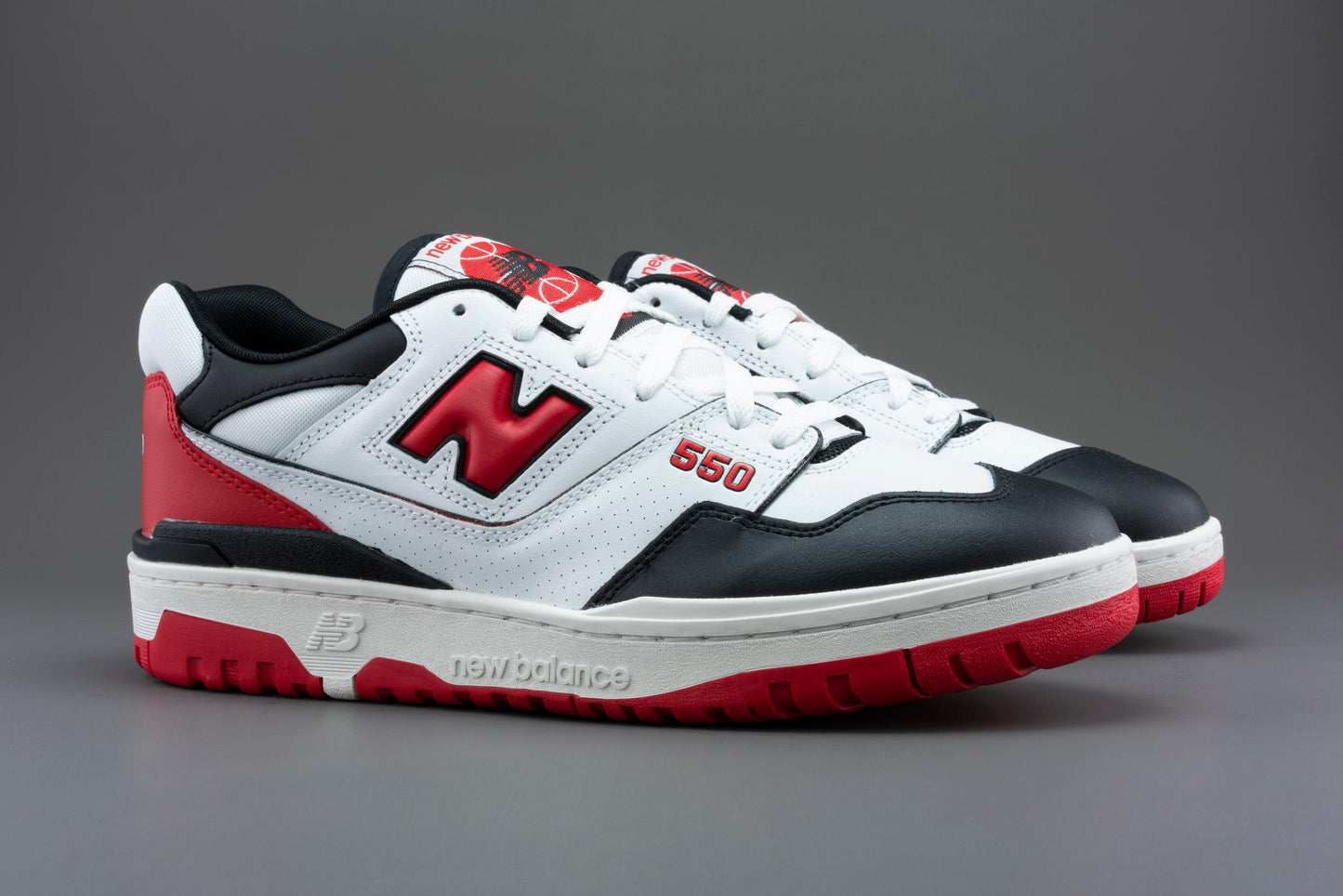New Balance 550 White Red Black - Lo10M