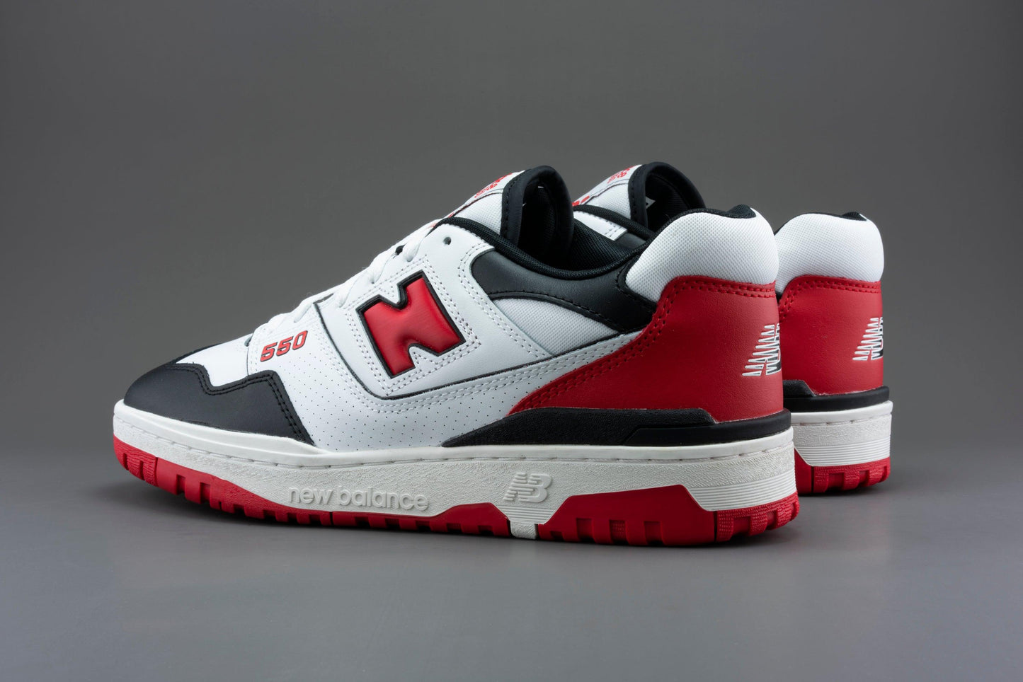 New Balance 550 White Red Black - Lo10M