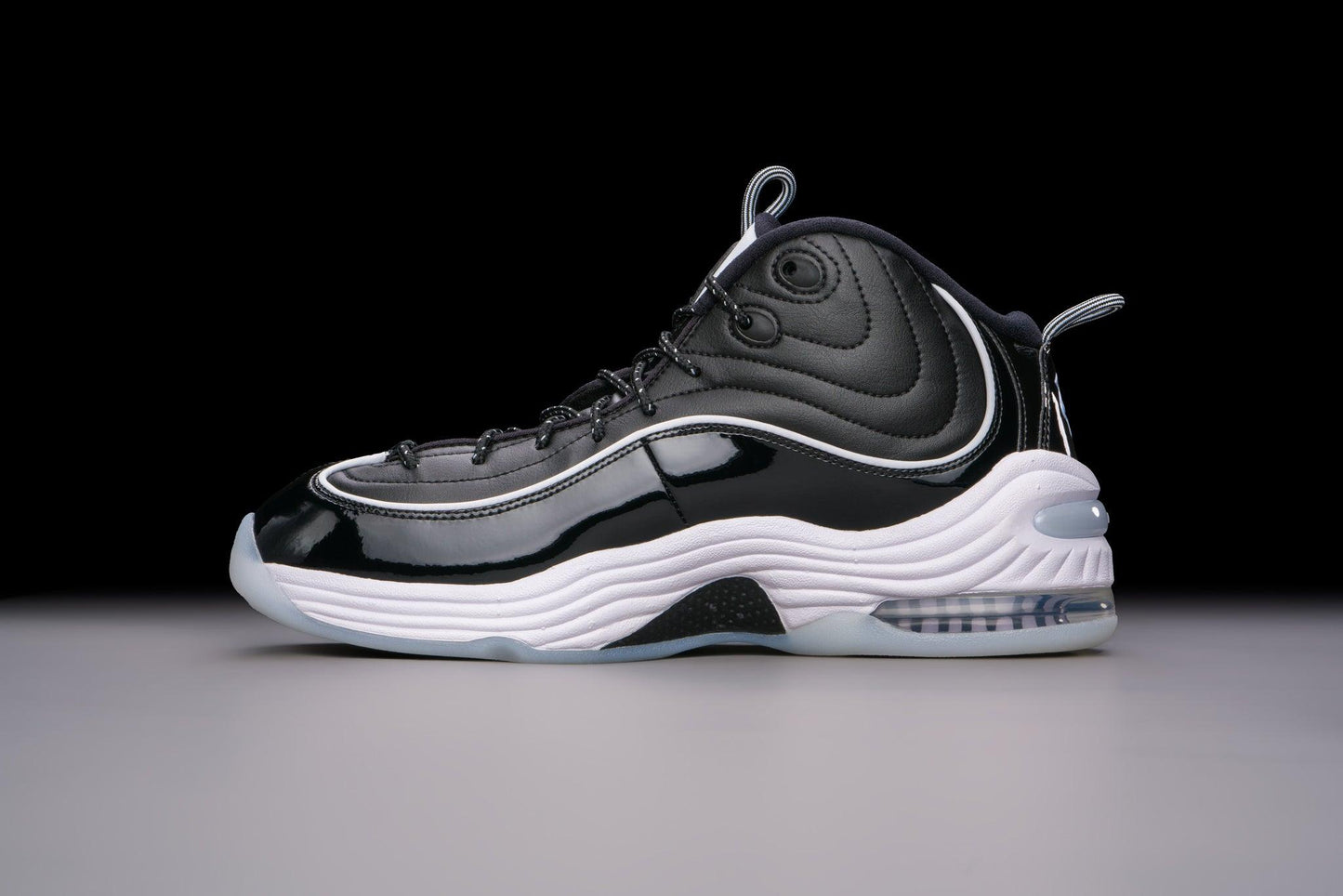 Nike Air Penny 2 Black Patent Football Grey - Lo10M