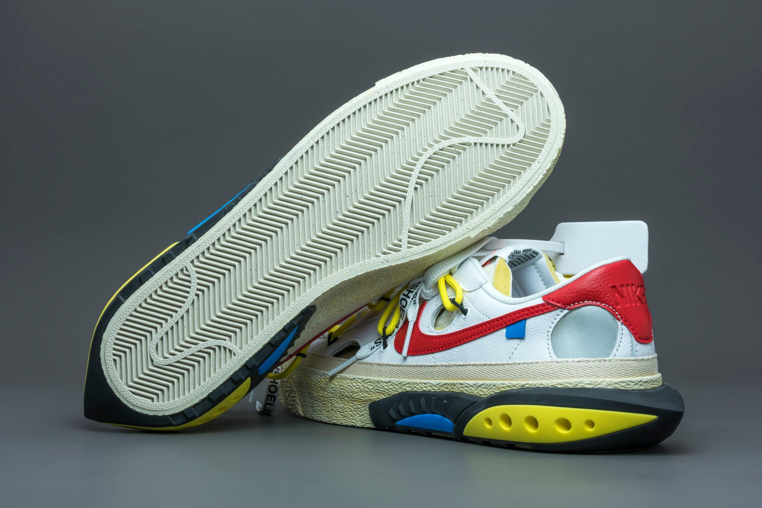 Nike Blazer Low Off-White University Red - Lo10M