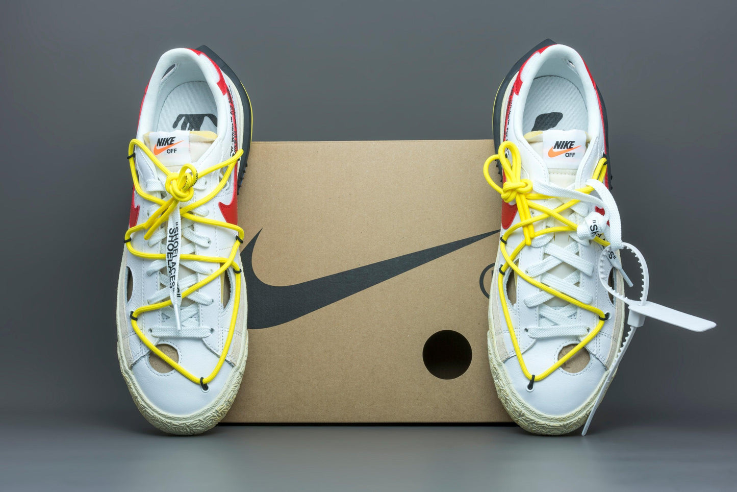 Nike Blazer Low Off-White University Red - Lo10M