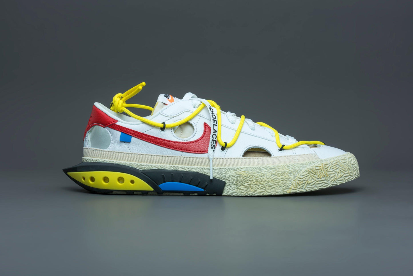 Nike Blazer Low Off-White University Red - Lo10M