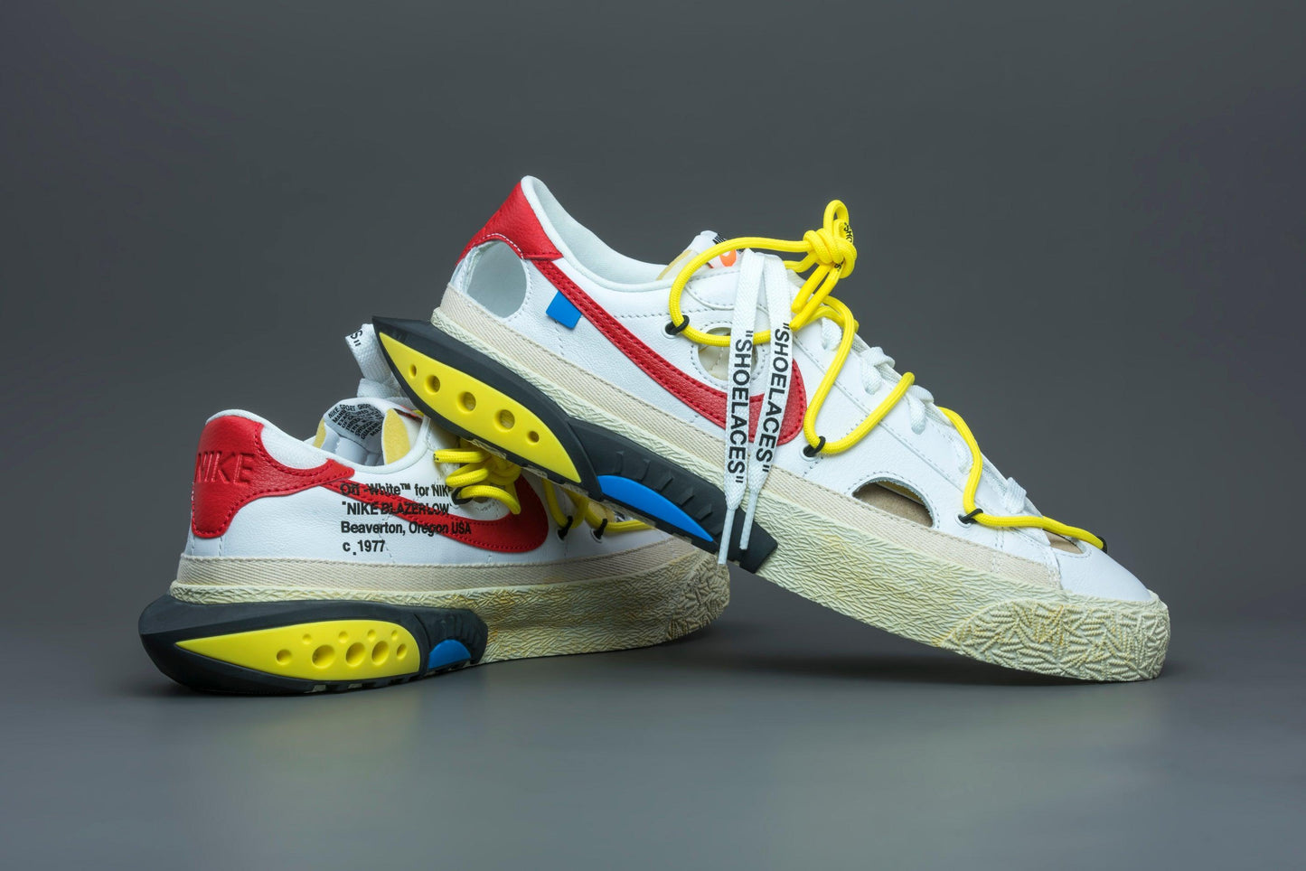 Nike Blazer Low Off-White University Red - Lo10M