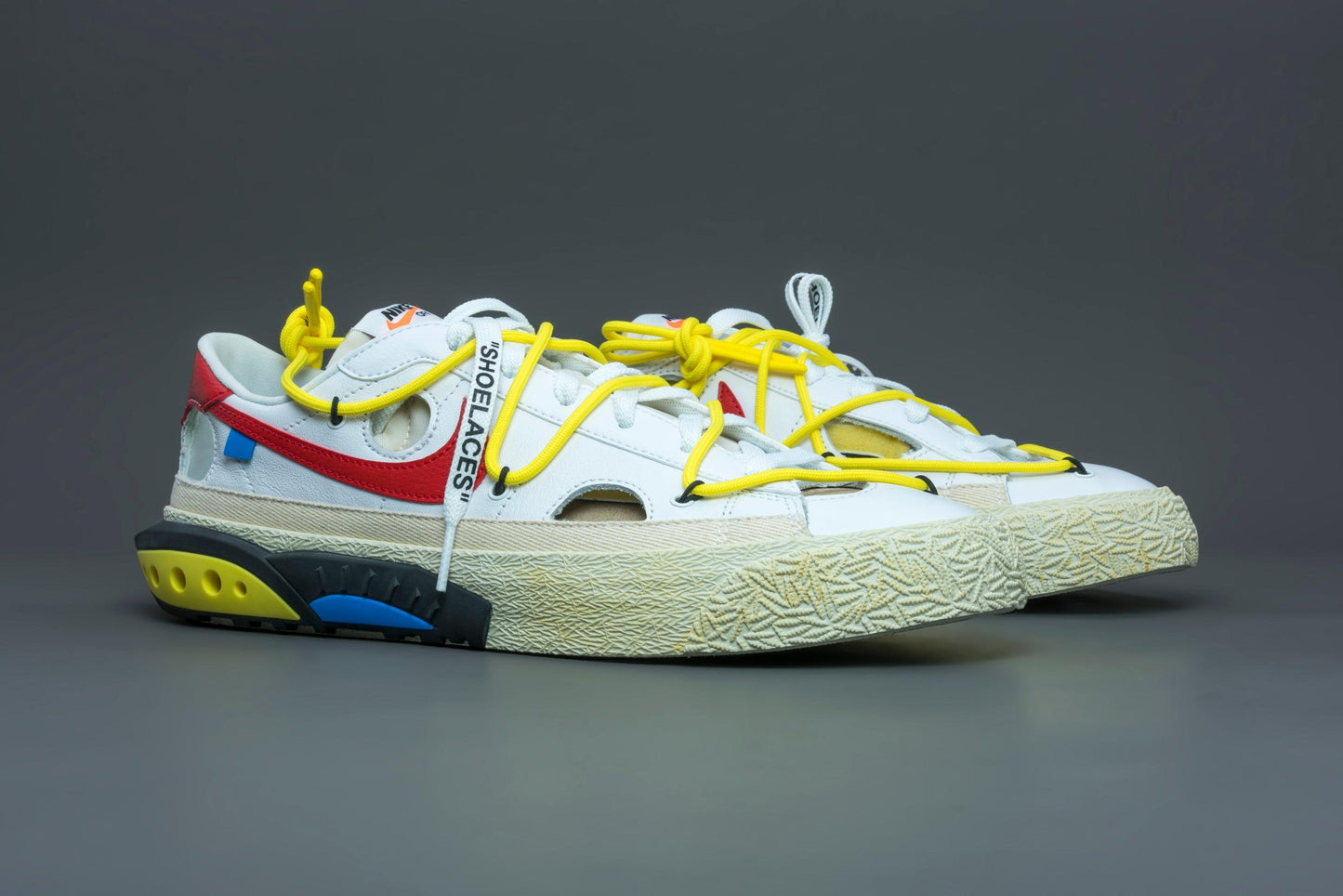 Nike Blazer Low Off-White University Red - Lo10M