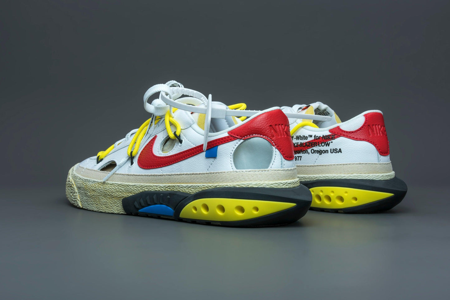 Nike Blazer Low Off-White University Red - Lo10M