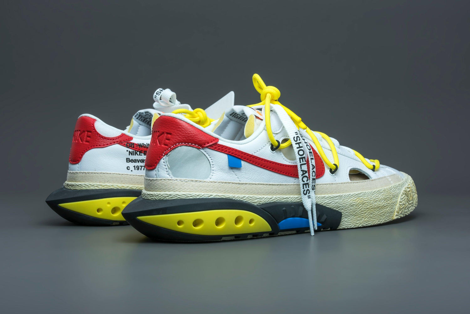 Nike Blazer Low Off-White University Red - Lo10M