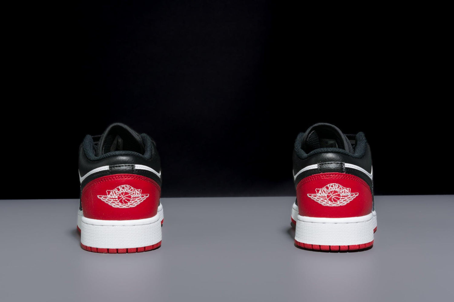 Jordan 1 black toe low gs sale