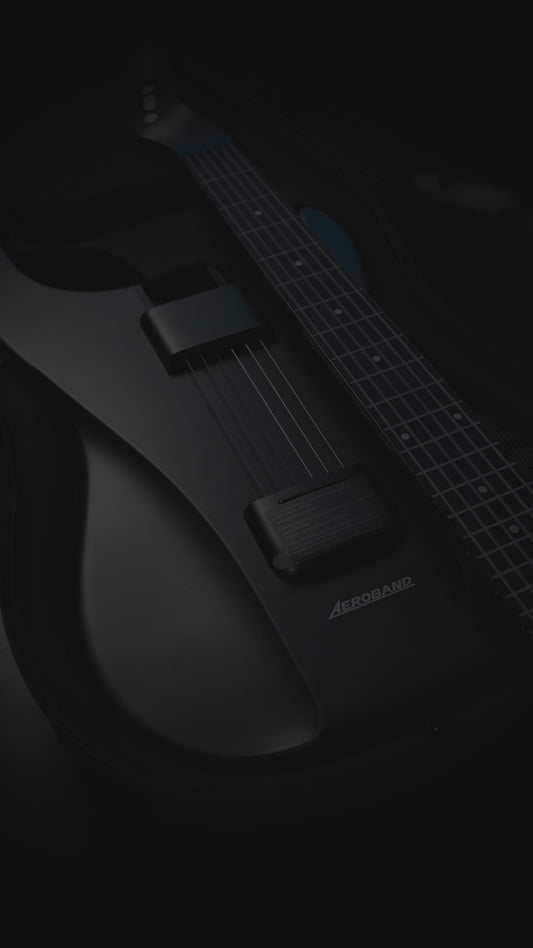 AeroBand Smart Gitaar – Bluetooth Elektronische Gitaar met Case, Strap & Mic – Muziekinstrument Set