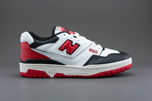 New Balance 550 White Red Black - Lo10M