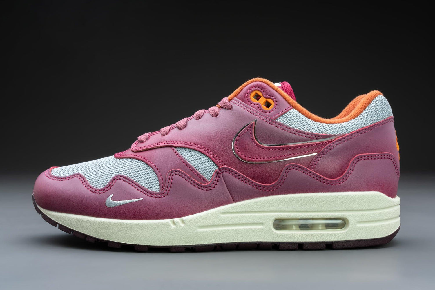 Nike Air Max 1 Patta Waves Rush Maroon (with Bracelet) - Lo10M