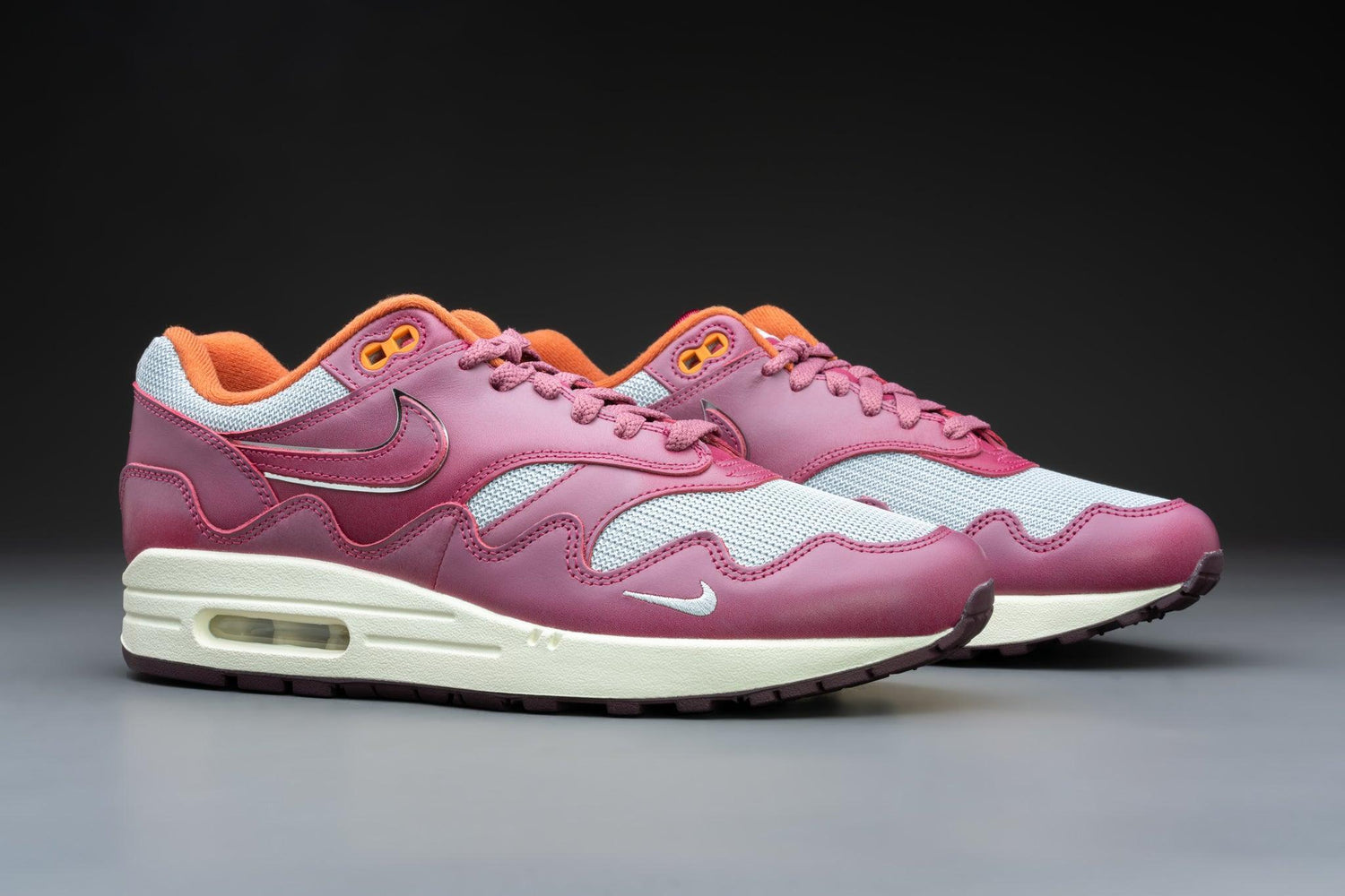 Nike Air Max 1 Patta Waves Rush Maroon (with Bracelet) - Lo10M