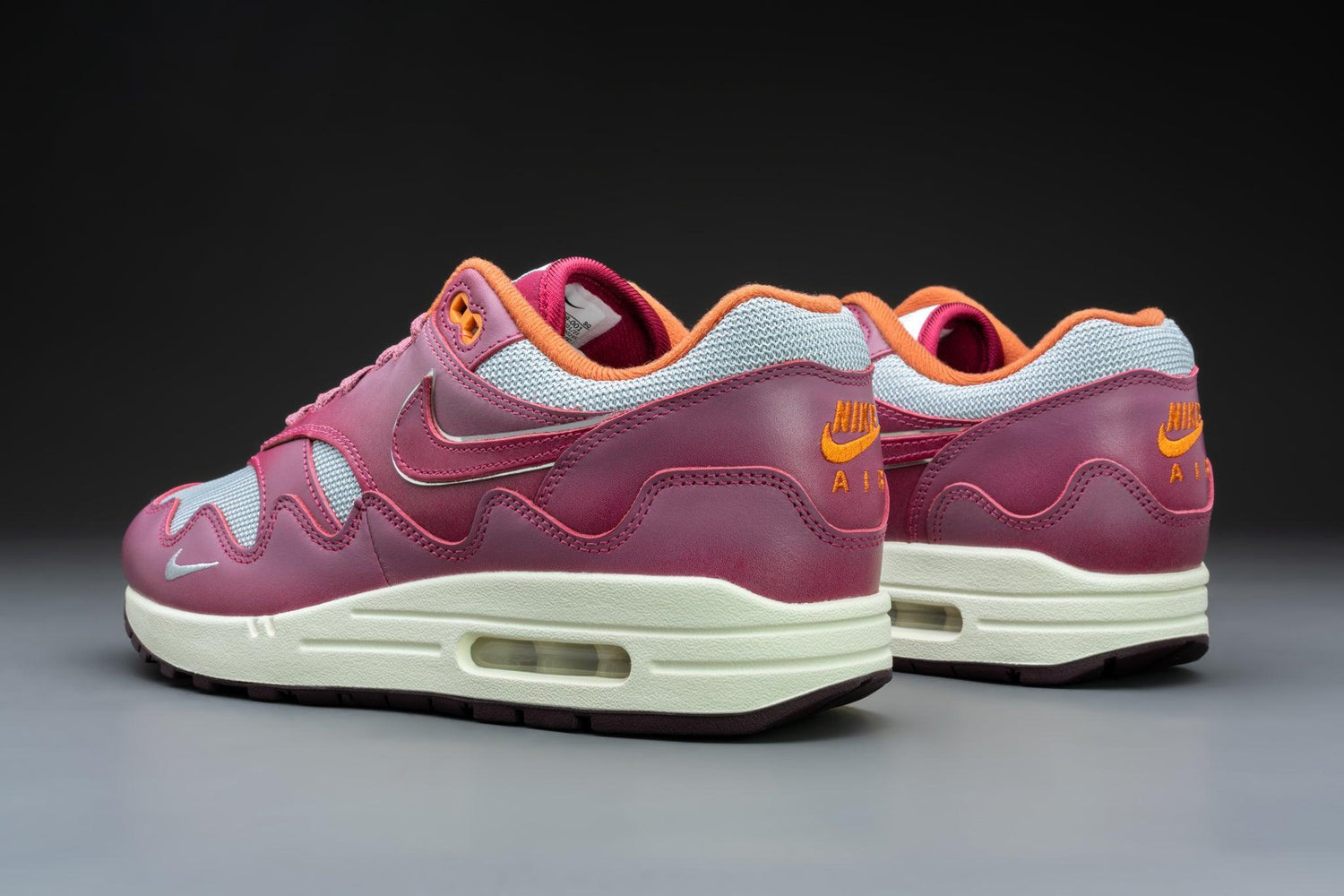 Nike Air Max 1 Patta Waves Rush Maroon (with Bracelet) - Lo10M