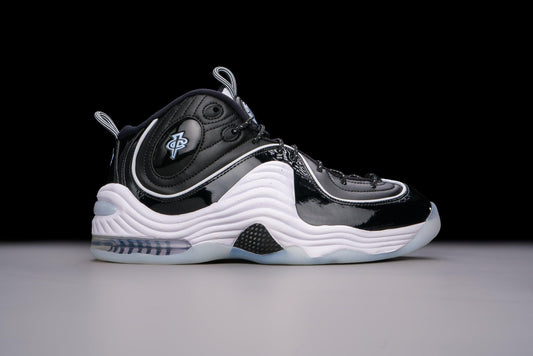 Nike Air Penny 2 Black Patent Football Grey - Lo10M