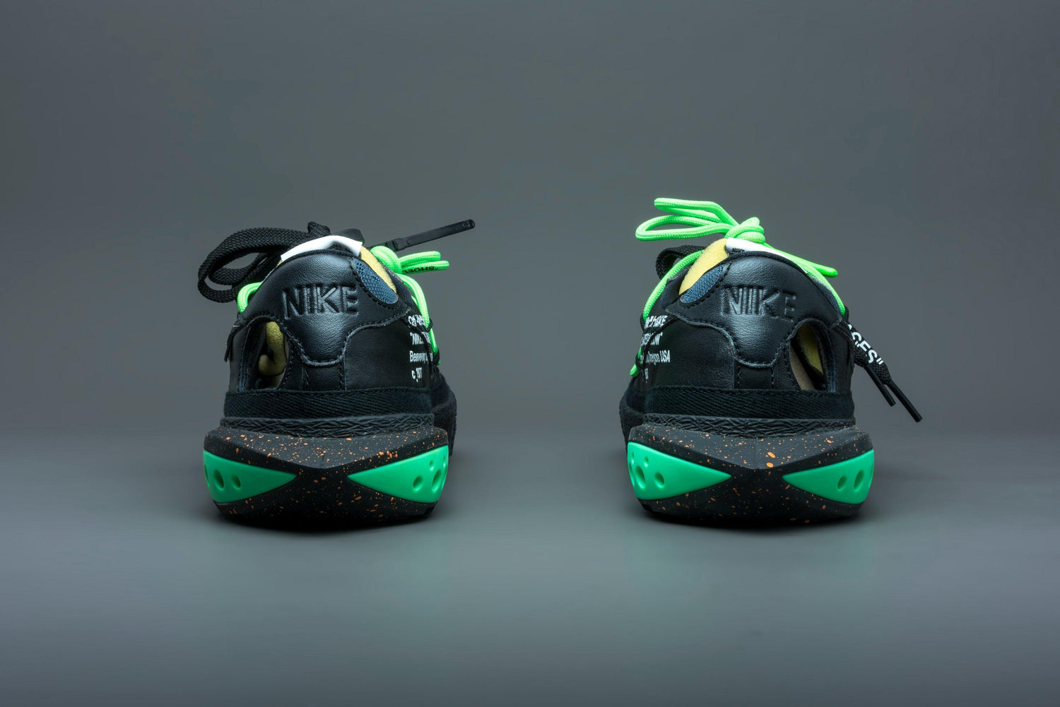 Nike Blazer Low Off-White Black Electro Green - Lo10M